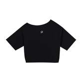 Asymmetric Shoulder Oversized Cotton T-Shirt